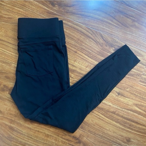 Matty M Women's Black Midrise Pull On Stretch Skinny Leggings Size Small Casual - Picture 3 of 15